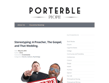 Tablet Screenshot of porterblepeople.com